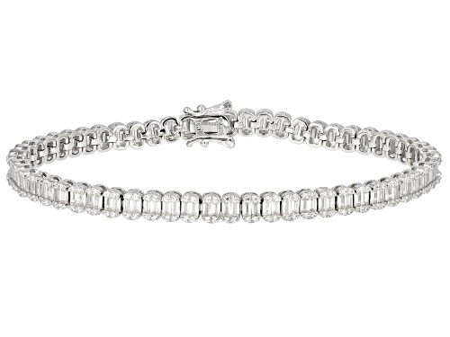 Photo of Bella Luce® 9.03ctw Rhodium Over Sterling Silver Tennis Bracelet - Size 8