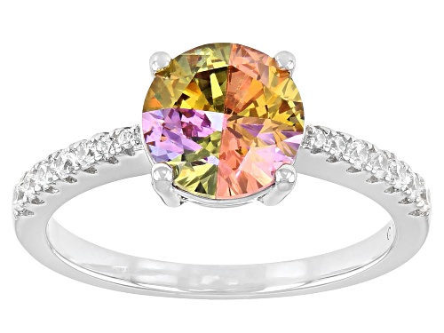 Photo of Bella Luce ® 2.65ctw Multicolor Gemstone Rhodium Over Sterling Silver Ring - Size 12