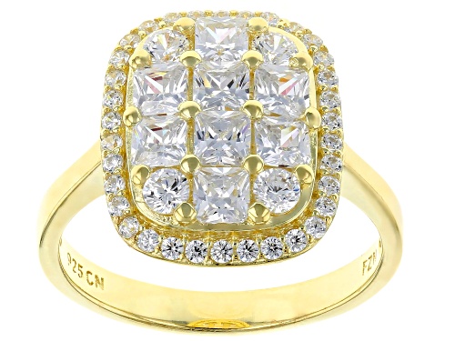 Photo of Bella Luce ® 3.03CTW White Diamond Simulant Eterno ™ Yellow Ring (1.90CTW DEW) - Size 6