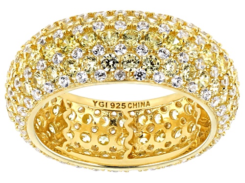 Bella Luce ® 7.95ctw Canary And White Diamond Simulants Eterno™ Yellow Ring - Size 8