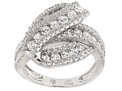 Bella Luce ® 2.95ctw Rhodium Over Sterling Silver Ring (1.62ctw Dew) - Size 11