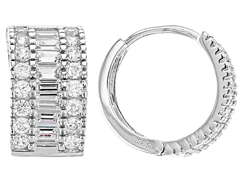 Bella Luce ® 1.92ctw Rhodium Over Sterling Silver Earrings