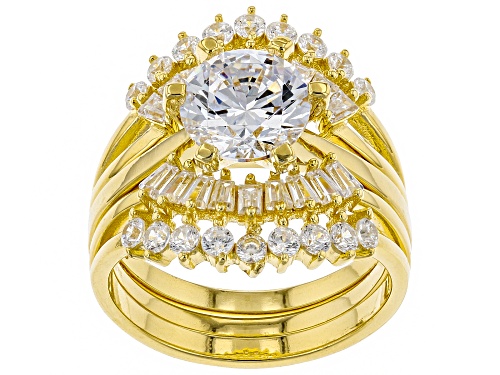 Photo of Bella Luce® 5.80ctw Eterno™ Yellow Ring With Guard - Size 10