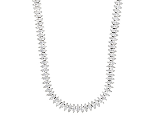Photo of Bella Luce ® 25.50ctw Rhodium Over Sterling Silver Necklace (17.08ctw Dew) - Size 18
