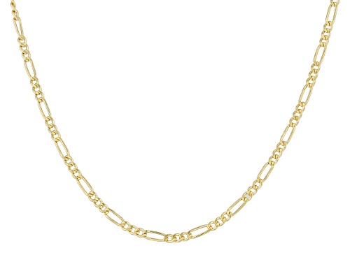 Photo of Splendido Oro™ 14K Yellow Gold 1.4MM Figaro 20 Inch Chain Necklace - Size 20
