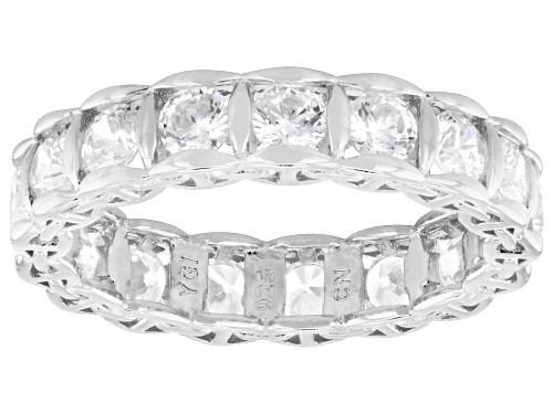 Bella Luce® 4.08ctw White Diamond Simulant Platinum Over Sterling Silver Ring(2.47ctw DEW) - Size 7