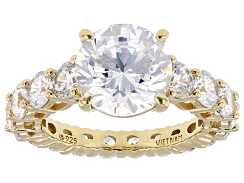Bella Luce® 11.64ctw White Diamond Simulant Eterno™ Yellow Ring(7.05ctw DEW) - Size 9