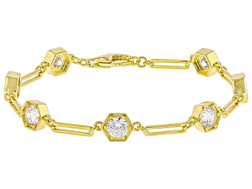 Bella Luce® 5.53ctw White Diamond Simulant Eterno™ Yellow Bracelet - Size 7.5