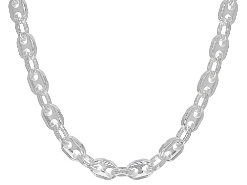 Sterling Silver 4.8mm 20 Inch Mariner Chain - Size 20