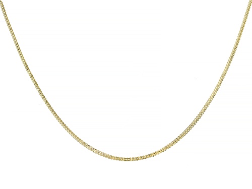 14k Yellow Gold 1.3mm Franco 18 Inch Chain - Size 18