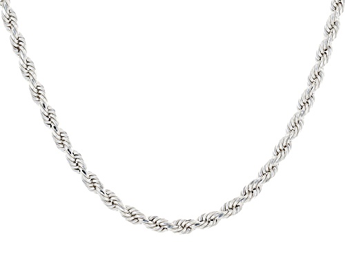 Sterling Silver Rope 18 Inch Chain - Size 18