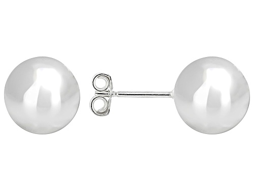 Sterling Silver 10mm Ball Stud Earrings