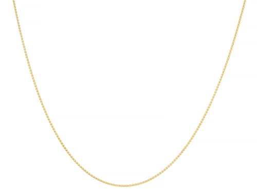 10k Yellow Gold 0.7mm Wheat 18" Chain - Size 18