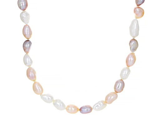 Photo of 8.5-9.5mm Multi-Color Cultured Freshwater Pearl 64 Inch Endless Strand Necklace - Size 64