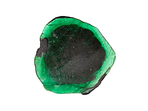 Emerald 340x293mm Free Form Slice 216.94ct