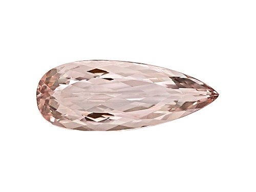 Brazilian Morganite 41.46ct 25.2x19.2mm pear shape