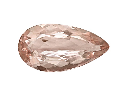 Brazilian Morganite 8.29ct 20x10.5mm pear shape
