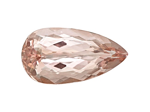 Brazilian Morganite 8.33ct 20x10.5mm pear shape