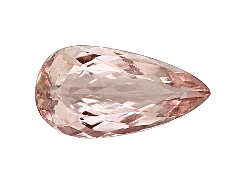 Brazilian Morganite 7.98ct 20x10.5mm pear shape