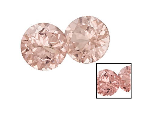Garnet Color Shift Flourescent 5.5mm Round  Matched Pair 1.20ctw