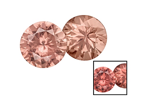 Set of 2 color shift Masasi Bordeaux Reserve Garnet™ min 0.90ctw 5mm round