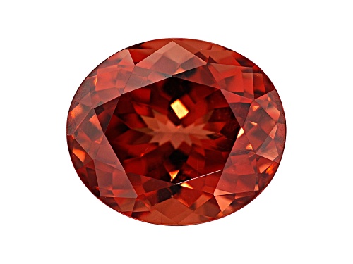 Honey Red Garnet 14x12mm Oval 10.35ct
