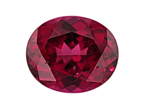 Raspberry rhodolite garnet min 5.75ct 12x10mm oval