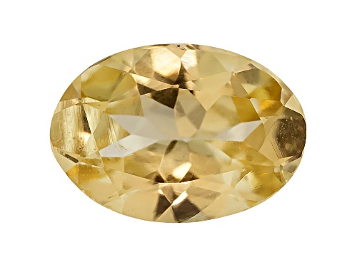 Tanzanian canary yellow garnet min 0.60ct 7x5mm oval