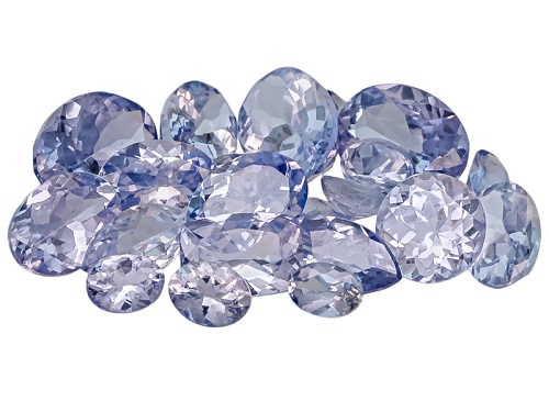 Parcel of tanzanite 10.00ctw mixed shapes and sizes