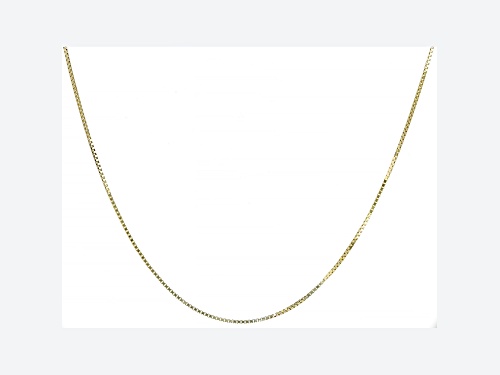 Photo of Splendido Oro™ 14K Yellow Gold 24" Box Chain Necklace - Size 24