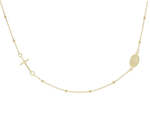 Stefano Oro® 14k Yellow Gold 1.8mm Rosary Style Necklace - Size 20