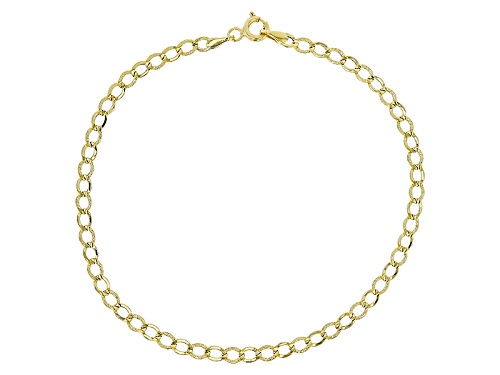 Photo of Splendido Oro™ 14k Yellow Gold Glitter Grumette 7 1/2 Inch Bracelet - Size 7.5
