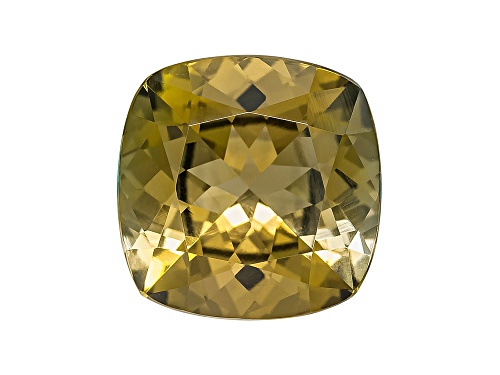 Untreated Tanzanian Golden Zoisite 7.80ct 12.5x12.5mm Square Cushion