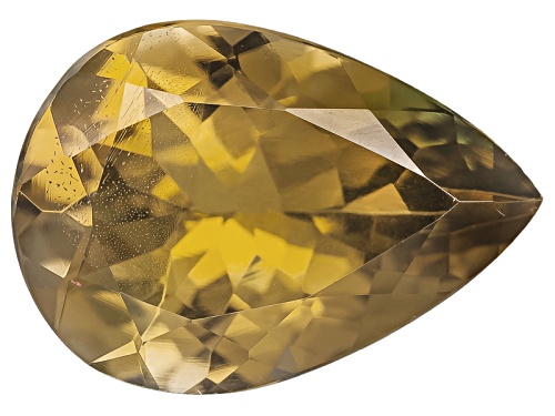 Untreated Tanzanian Golden Zoisite Min 1.25ct 10x7mm Pear Shape