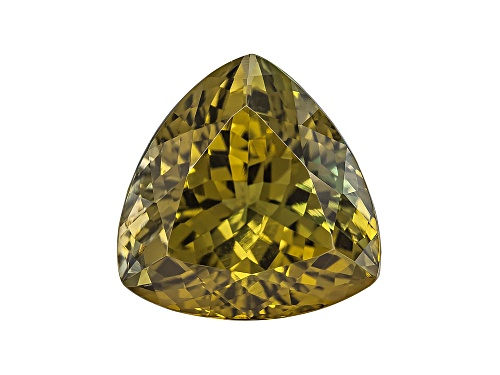 Untreated Tanzanian Golden Zoisite 12.57ct 14x14mm Trillion