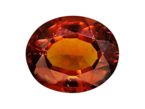 Sri Lankan brownish red Hessonite garnet min 5.00ct 12x10mm oval