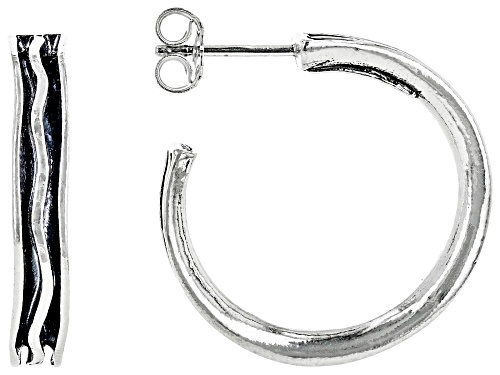 Photo of Sterling Silver Hoop Earrings