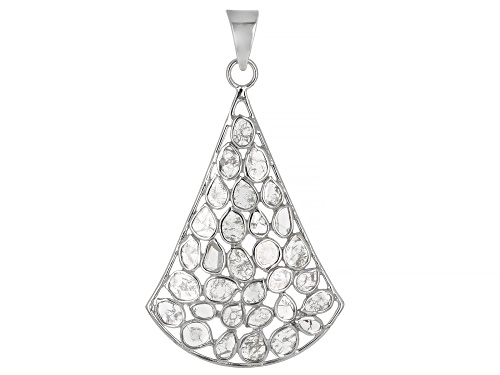 Photo of Artisan Collection of India™ Polki Diamond Sterling Silver Pendant