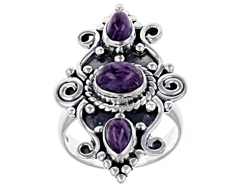 Photo of Artisan Collection Of India™ Purple Charoite Sterling Silver Ring - Size 8