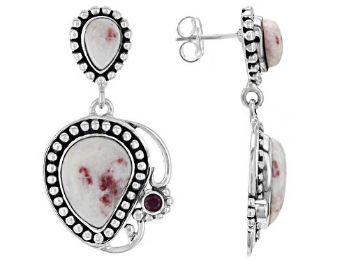 Photo of Artisan Collection Of India™ Rosalinda And 0.14ctw Ruby Sterling Silver Earrings