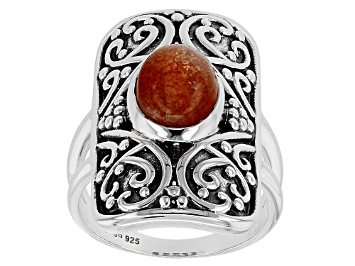 Photo of Artisan Collection of India™ 8x10mm Sunstone Sterling Silver Ring - Size 8