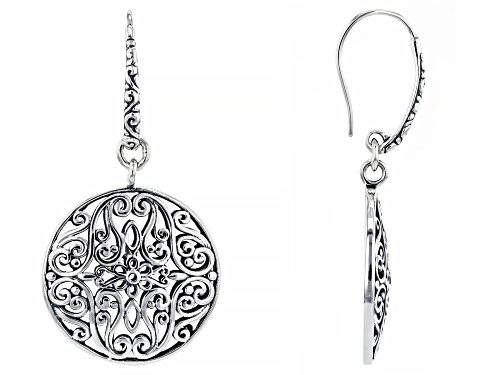 Artisan Collection of India™ Round Sterling Silver Dangle Earrings