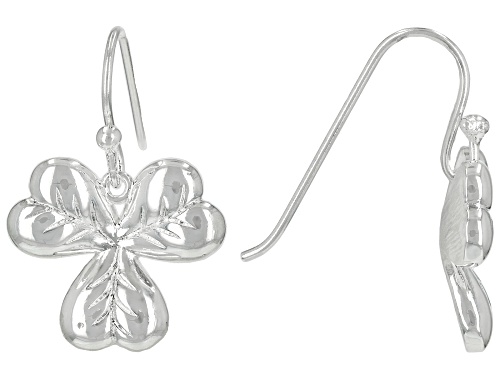 Artisan Collection of Ireland™ Silver Tone Shamrock Earrings