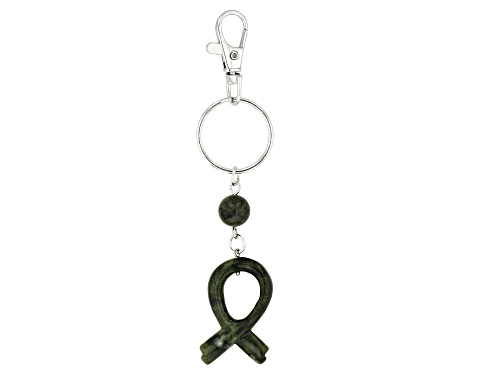 Artisan Collection of Ireland™ Connemara Marble Silver Tone Key Chain