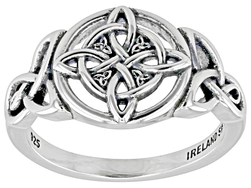 Artisan Collection of Ireland™ Sterling Silver Celtic Cross Ring - Size 8