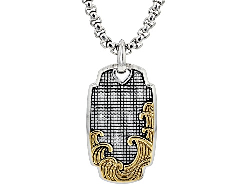 Artisan Collection of Ireland™ Two-Toned Stainless Steel Pendant With Chain