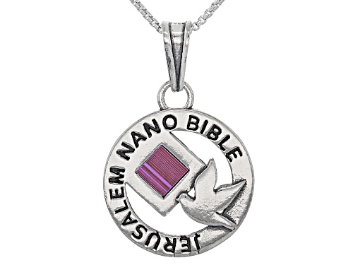 Artisan Collection Of Israel™ Nano Bible Sterling Silver Pendant With Chain