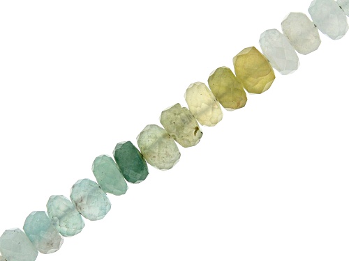 Chalcedony appx 4-5mm Faceted Rondelle Bead Strand appx 16
