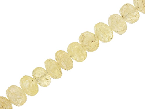 Photo of Danburite Appx 3-5mm Rondelle Bead Strand Appx 17" in Length