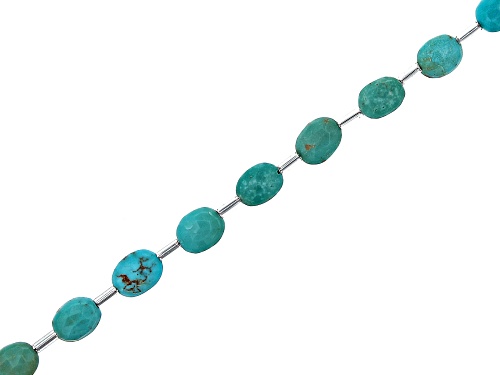 Arizona Turquoise Oval 8x6-15x10mm Bead Strand Appx 15-16" in Length